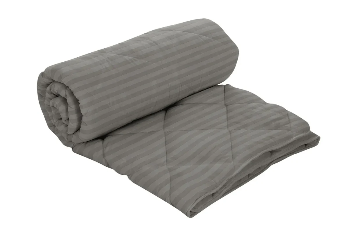 Pilota 180x200 cm Damasc Grey umplutura lana 300 g/mp