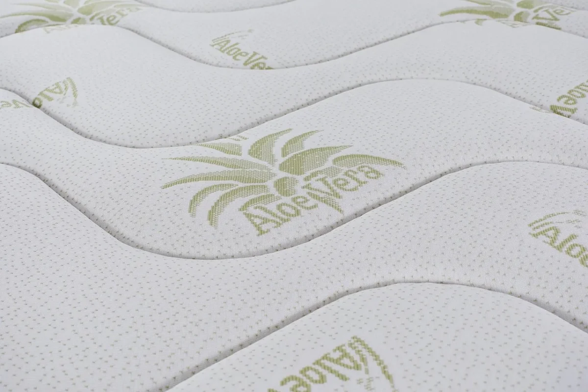 Saltea Aloe Vera 90x200cm Memory Pocket 7 zone Super Ortopedica Anatomica
