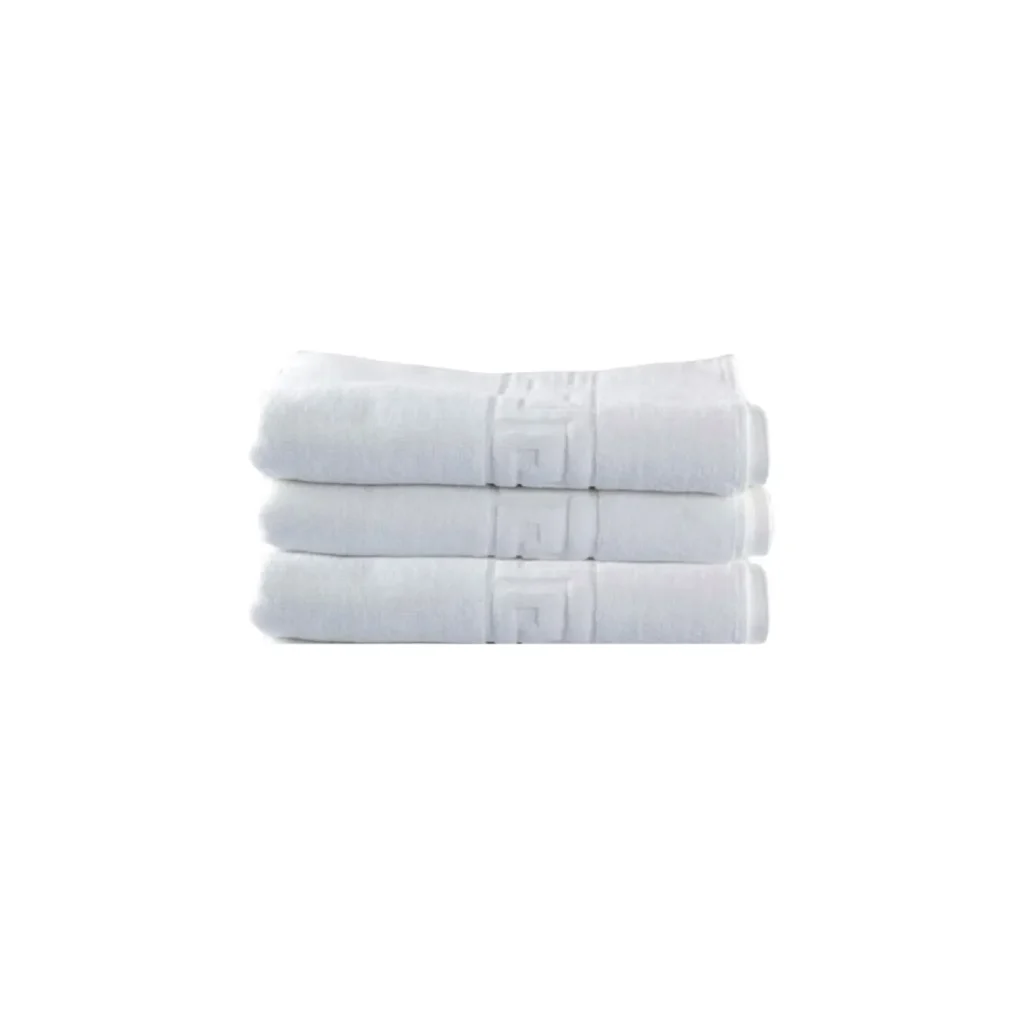 Set 3 Prosoape hoteliere 70x130cm bumbac pakistanez 500 g/mp greek border