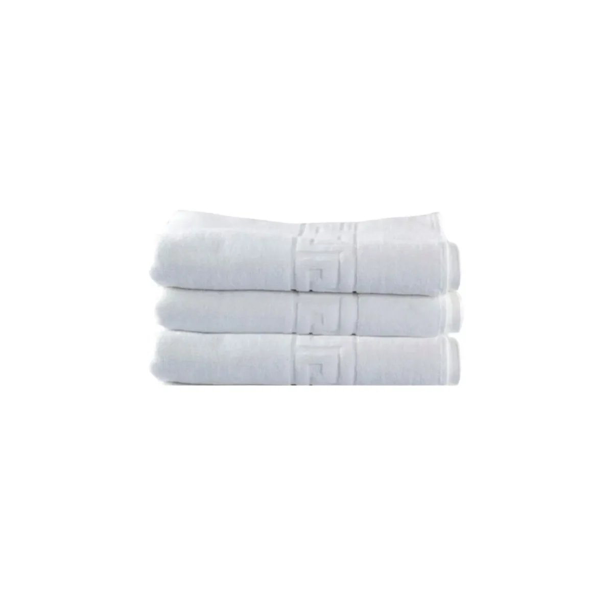 Set 3 Prosoape hoteliere 70x130cm bumbac pakistanez 500 g/mp greek border