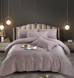 Lenjerie king size cu elastic Damasc Finet 6 piese Empress