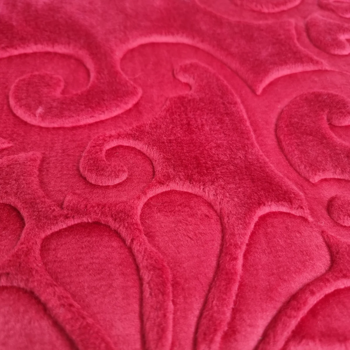 Patura embosata luxury 220x240cm Sarar Battaniye 4kg PEL4-Burgundy