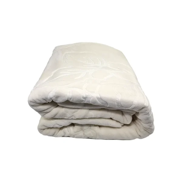 Patura embosata luxury 220x240cm Sarar Battaniye 4kg PEL4-Crem