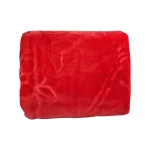 Lenjerie king size cu elastic Damasc Finet 6 piese Rosu