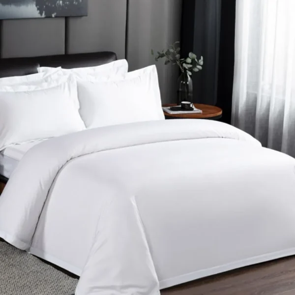 Lenjerie hoteliera single Satin Bumbac (Pat o persoana)