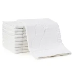 Set 12 Covorase baie 50x70cm bumbac pakistanez 800 gr/mp Greek Border