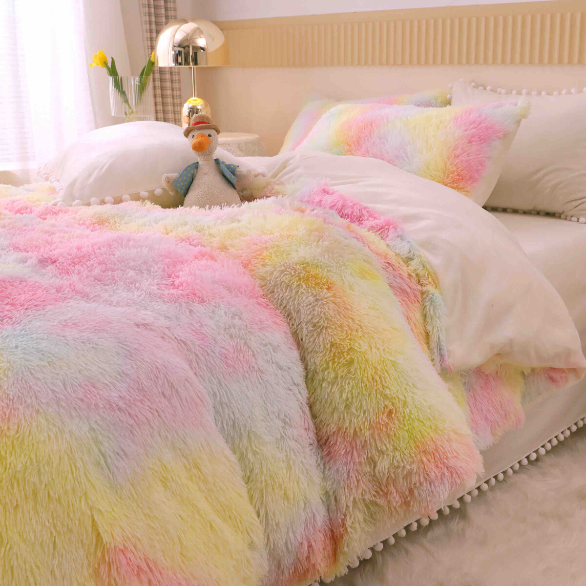 Lenjerie pat Cocolino Fluffy 6 Piese LCF-Multicolor