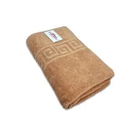 Prosop Bumbac 70×130cm 550 gr/mp Greek Border Cappuccino