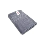 Prosop Bumbac 70×130cm 550 gr/mp Greek Border Grey