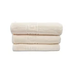 Set 3 Prosoape Bumbac 70×130cm 550 gr/mp Greek Border Ivory