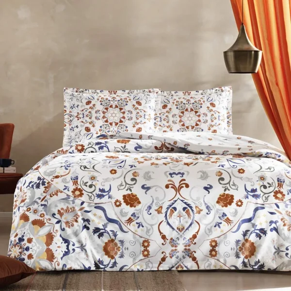 Lenjerie king size Viola 100% bumbac satinat TAC Mako