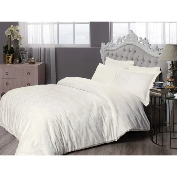 Lenjerie King Size Jacquard Brinley Ecru TAC
