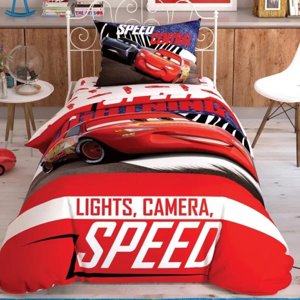 Lenjerie TAC Disney pentru copii 100% bumbac Cars Spectator