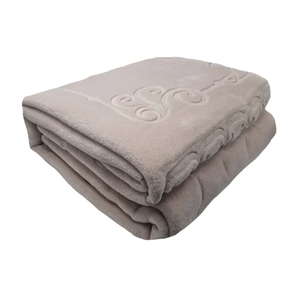 Patura embosata luxury 220x240cm Merino 4kg PGMR-Bej V4