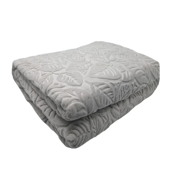 Patura embosata luxury 220x240cm Merino 4kg PGMR-Gri