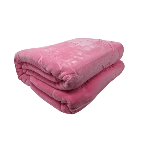 Patura embosata luxury 220x240cm Merino 4kg PGMR-Roz