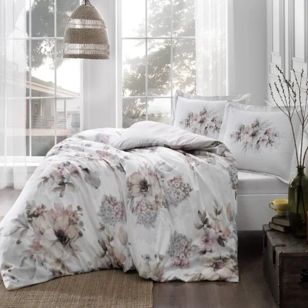 Lenjerie king size 5 piese Bennie 100% bumbac satinat TAC Mako