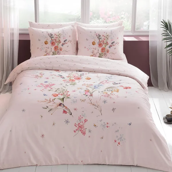 Lenjerie king size 5 piese Martha 100% bumbac satinat TAC Mako