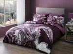 Lenjerie TAC King Size 6 piese bumbac dublu satinat Deluxe Rebel
