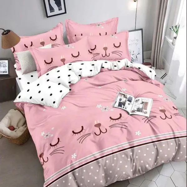 Lenjerie de pat single (o persoana) Finet 4 piese JFS56