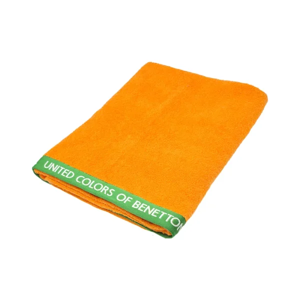 United Colors of Benetton Prosop Plaja 90x160 cm 100% Bumbac Orange