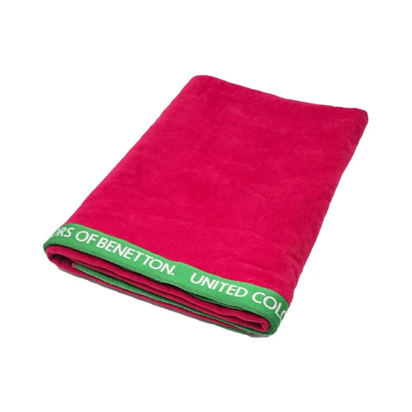 United Colors of Benetton Prosop Plaja 90x160 cm 100% Bumbac Burgundy