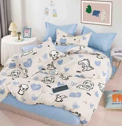 Lenjerie de pat single (o persoana) Finet 4 piese JFS75
