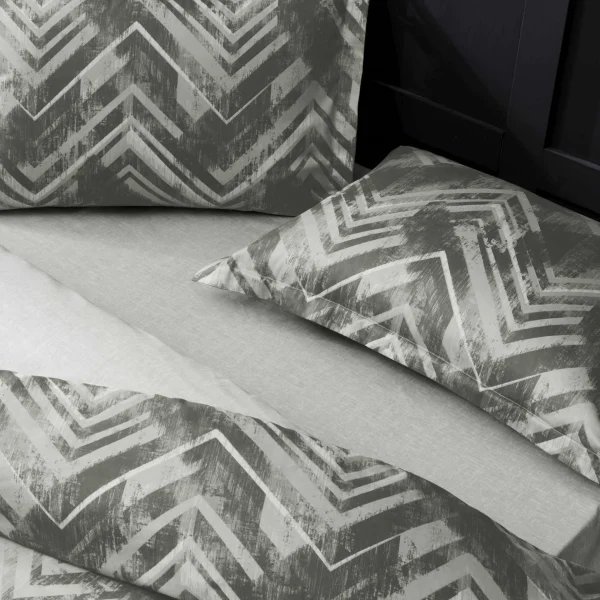 Lenjerie TAC king size cu elastic 100% bumbac ranforce Edith