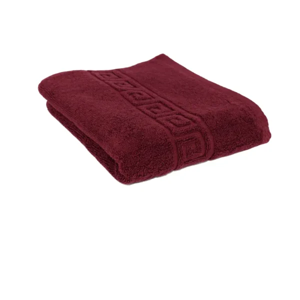 Prosop de Lux 50×90cm 100% Bumbac Pieptanat 650 g/mp-Burgundy