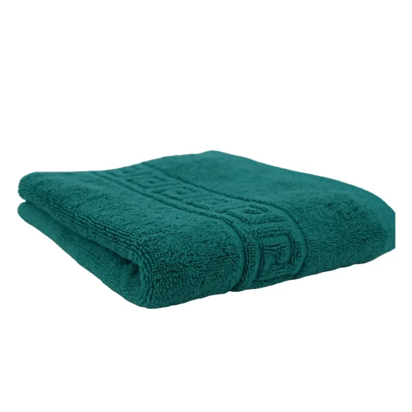 Prosop de Lux 50×90cm 100% Bumbac Pieptanat 650 g/mp-Green Dark
