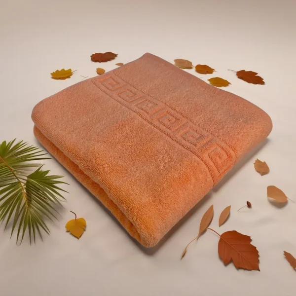 Prosop de Lux 50×90cm 100% Bumbac Pieptanat 650 g/mp-Peach