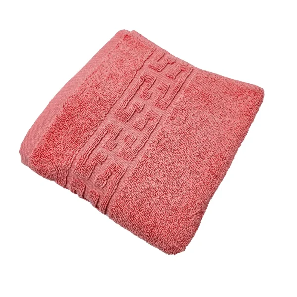 Prosop de Lux 50×90cm 100% Bumbac Pieptanat 650 g/mp-Coral