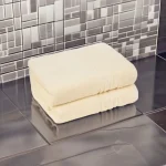 Prosop de Lux 50×90cm 100% Bumbac Pieptanat 650 g/mp-Ivory