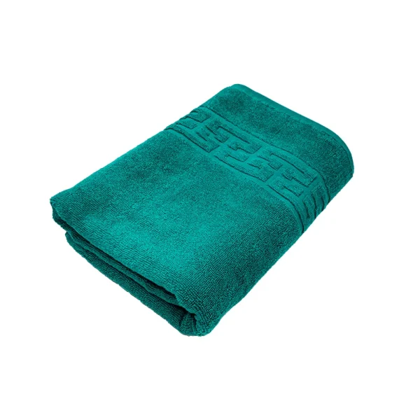 Prosop de Lux 70×130cm 100% Bumbac Pieptanat 650 g/mp-Green Dark