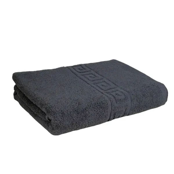Prosop de Lux 70×130cm 100% Bumbac Pieptanat 650 g/mp-Gri