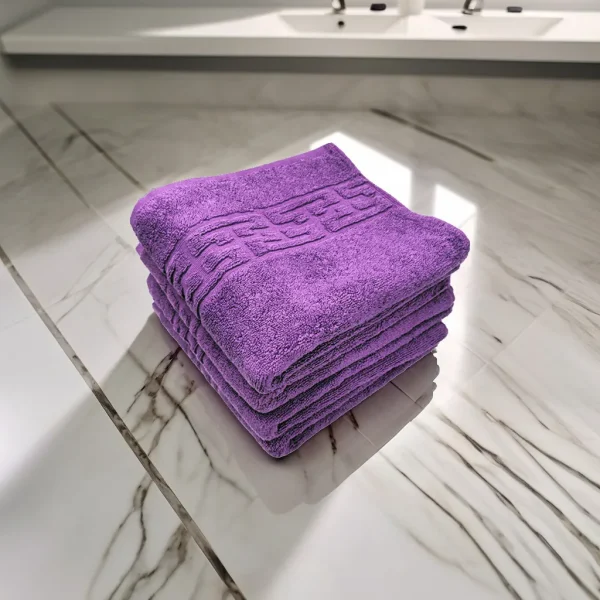 Set 4 Prosoape de Lux 50×90cm 100% Bumbac Pieptanat 650 g/mp-Mov