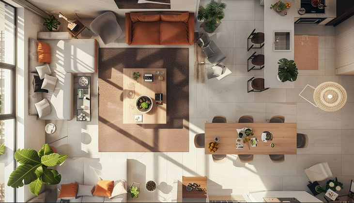 design pentru garsoniera open space