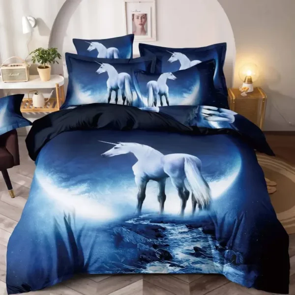Lenjerie de pat 3D king size Finet 6 piese JFTD06