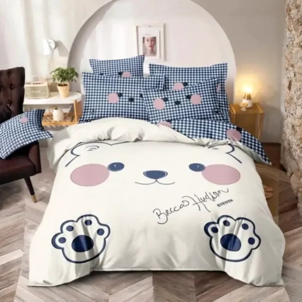 Lenjerie de pat 3D king size Finet 6 piese JFTD23