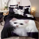 Lenjerie de pat 3D king size Finet 6 piese JFTD19