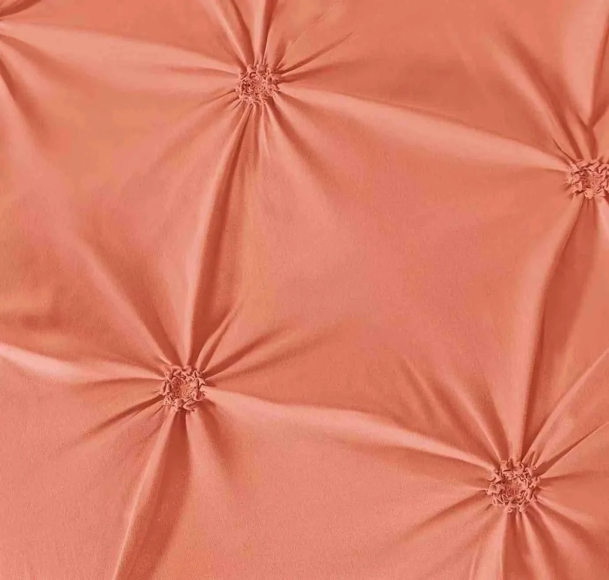 Lenjerie dublă cu pliuri cearceaf cu elastic finet 6 piese Orange
