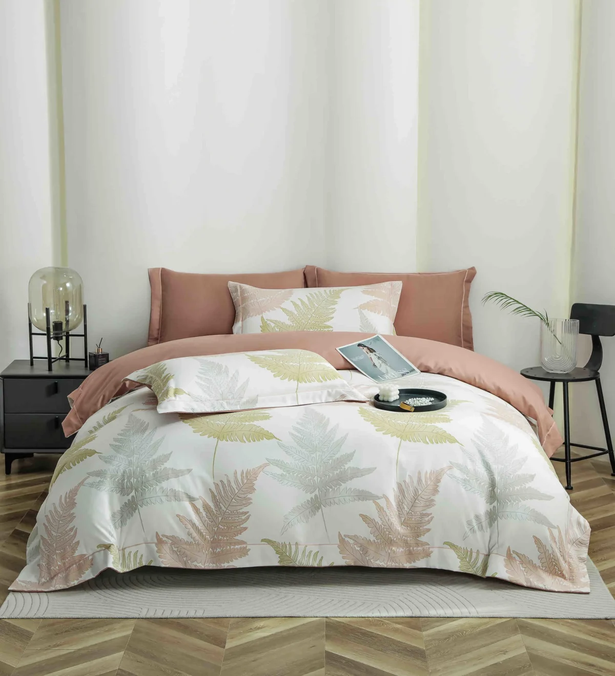 Lenjerie in cutie cadou Finet 6 piese cu elastic JLFC8