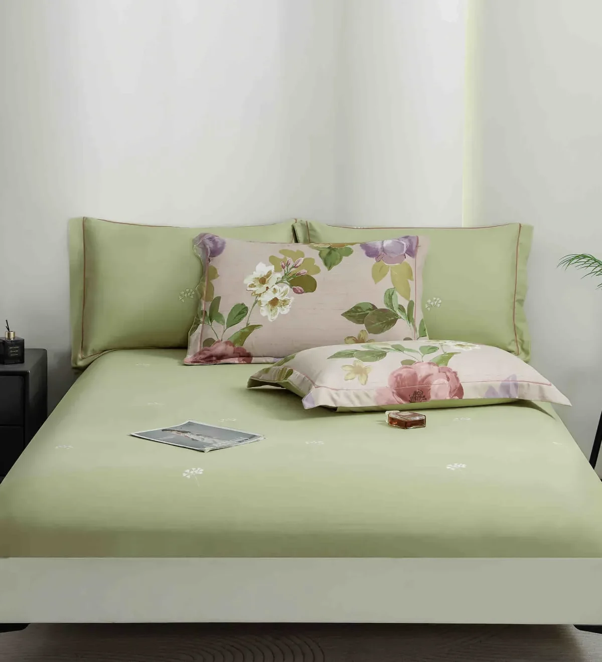 Lenjerie in cutie cadou Finet 6 piese cu elastic JLFC3