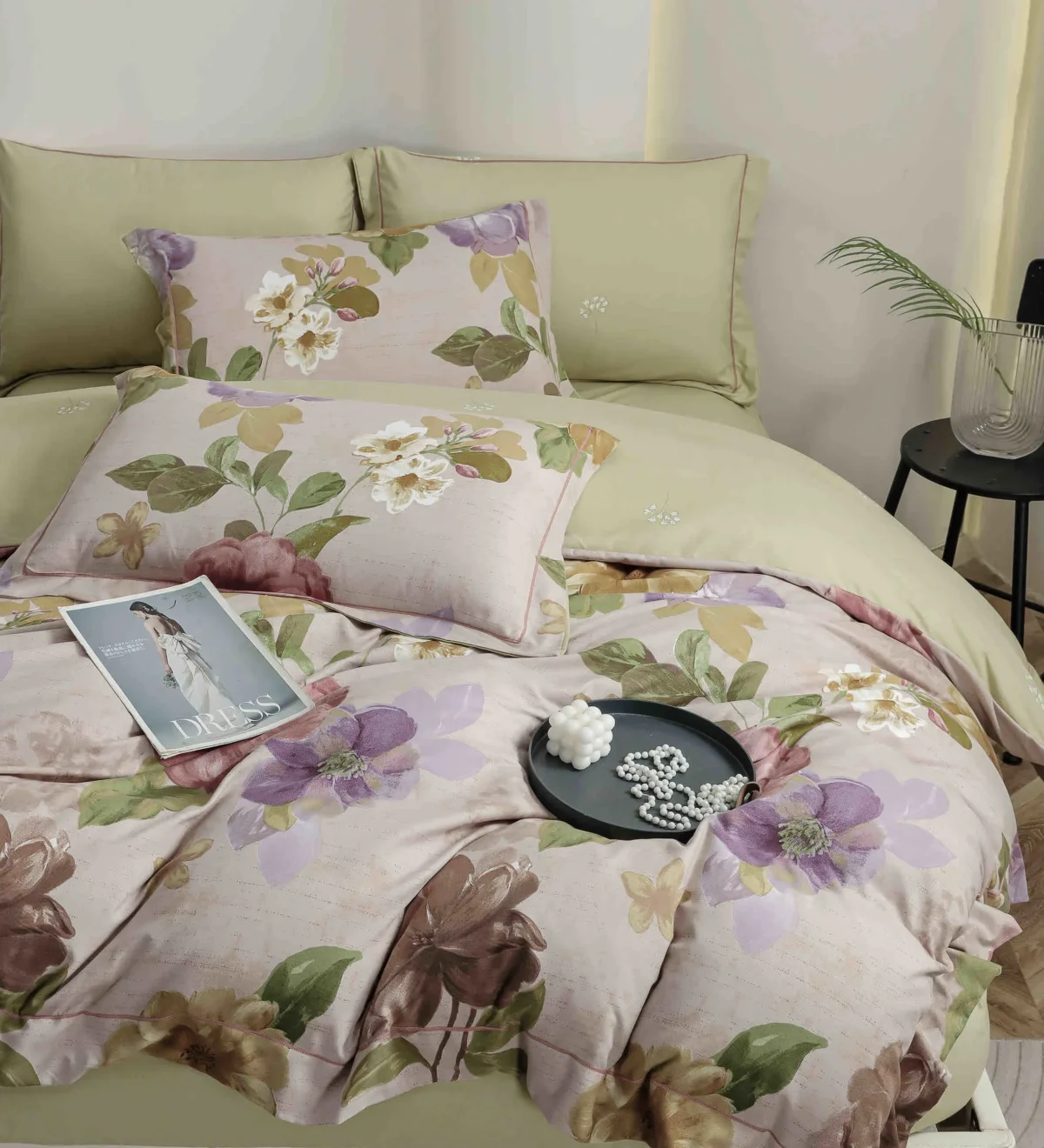 Lenjerie in cutie cadou Finet 6 piese cu elastic JLFC3
