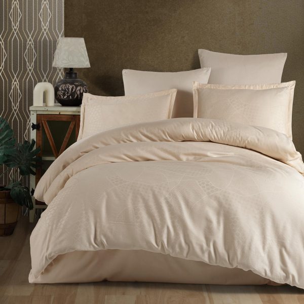 Lenjerie Pucioasa Jaquard 100% bumbac (MANDARIN) 6 piese