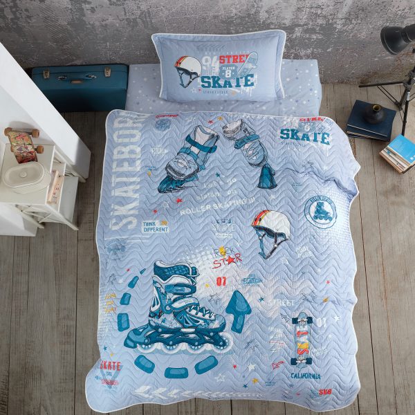 Cuvertură de pat Clasy Matlasată - o persoană (SKYLAND) 2 piese