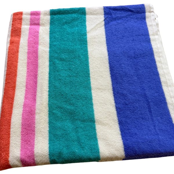 Prosop plaja 80×160 cm 100% bumbac Stripes White