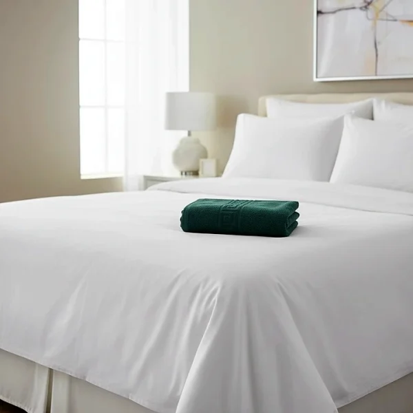 Prosop de Lux 70×130cm 100% Bumbac Pieptanat 650 g/mp-Verde Petrol-home