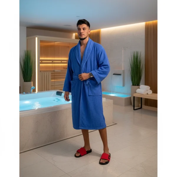 Halat Hotelier Frotir Bumbac Pakistanez-Royal Blue