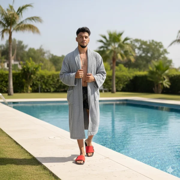 Halat Hotelier Frotir Bumbac Pakistanez-Gri